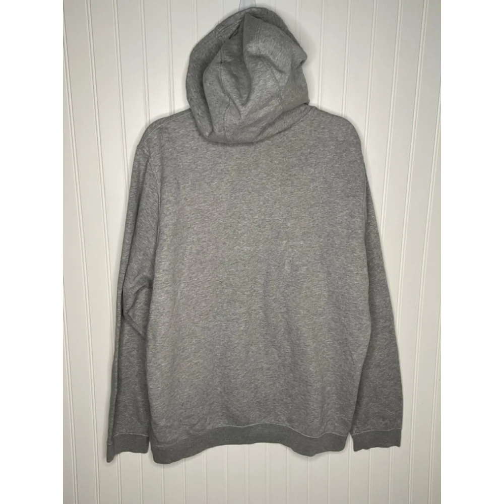 Men's Nike Gray Half-Zip Pullover Hoodie XXL